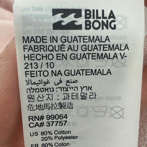 Billabong Crewneck Sweatshirt Womens Small Peach Tie Dye Surfcore Beachy Retro - Picture 6 of 7